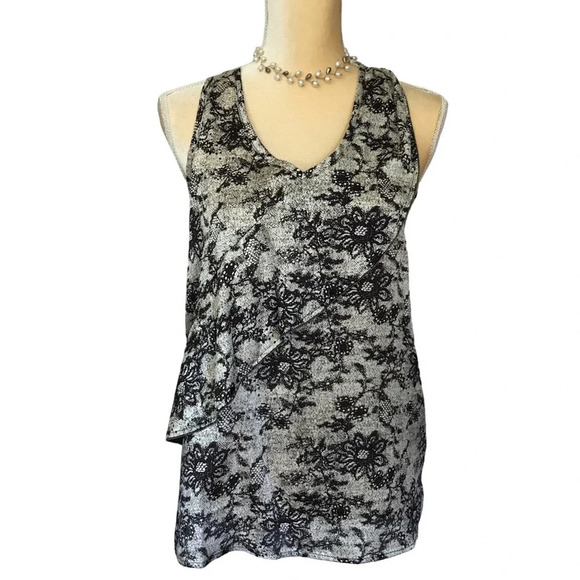 Romeo & Juliet Racerback Floral Top S - Picture 1 of 7